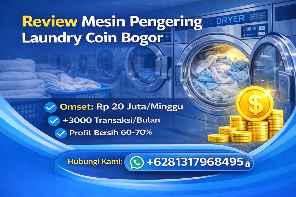 paket usaha laundry coin,