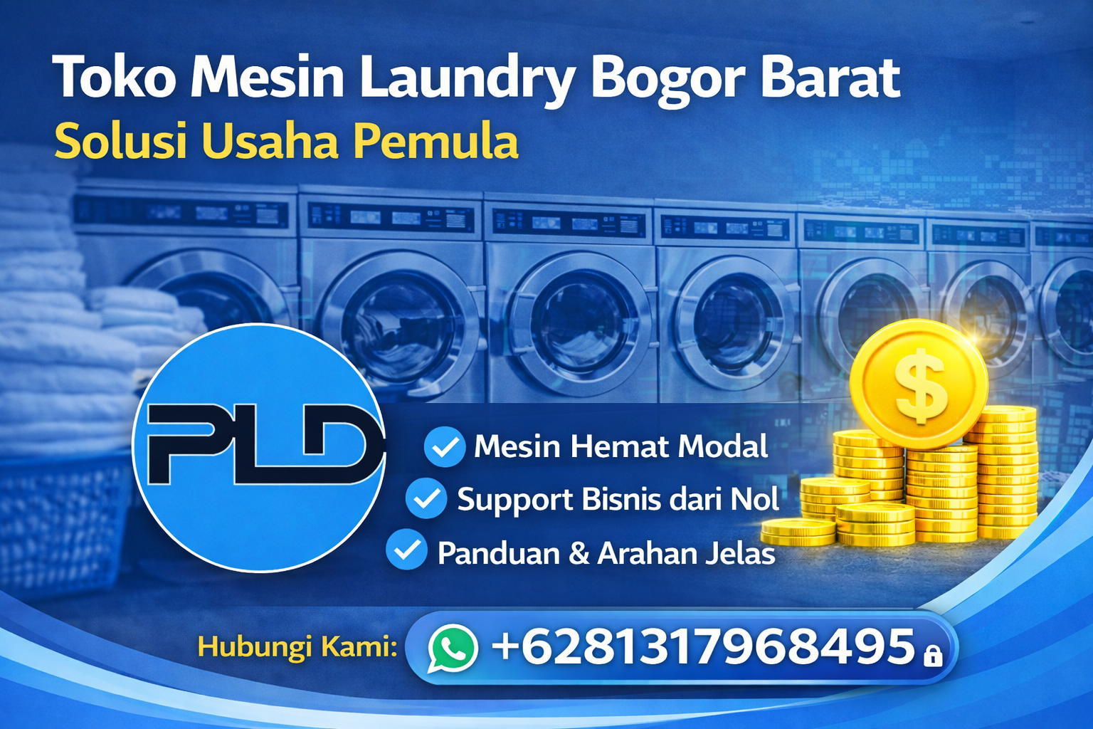 paket usaha laundry coin,