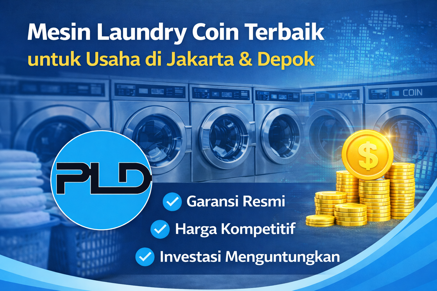 paket usaha laundry coin,