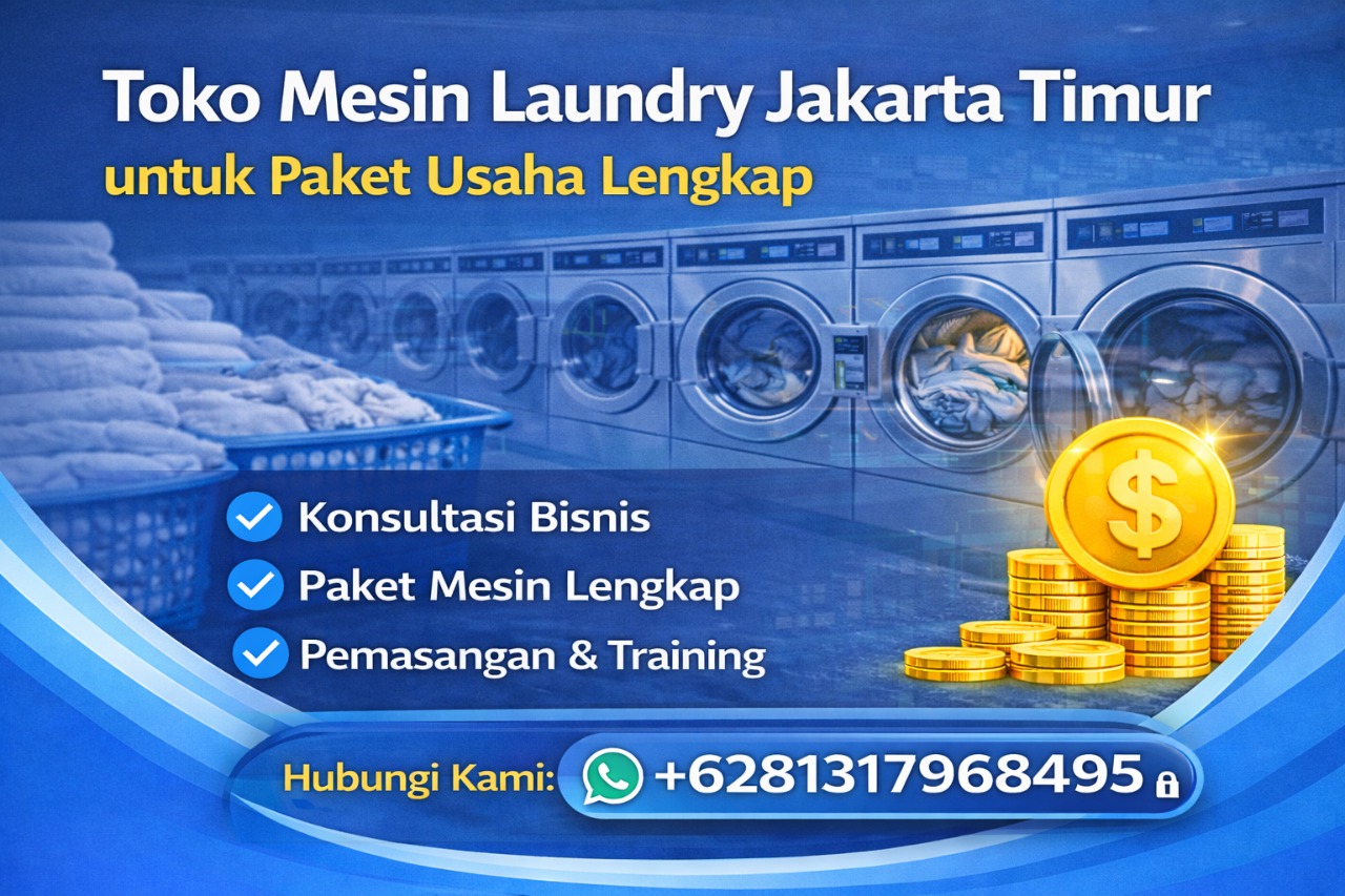 supplier mesin laundry depok